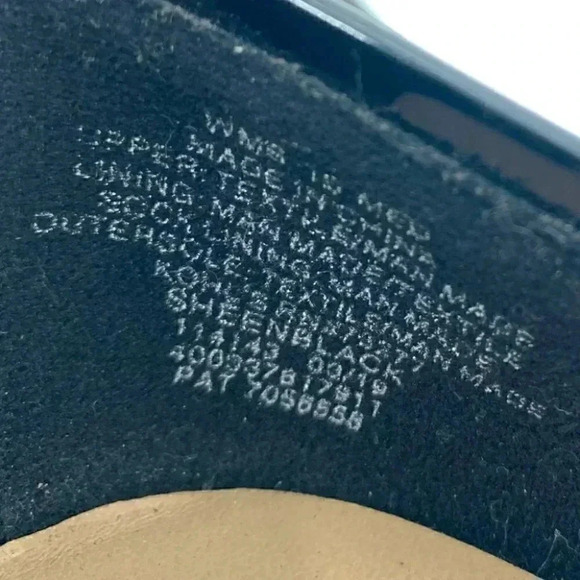 LC Lauren Conrad sheen ballet flats size 10 black faux suede vegan balletcore - Picture 11 of 12